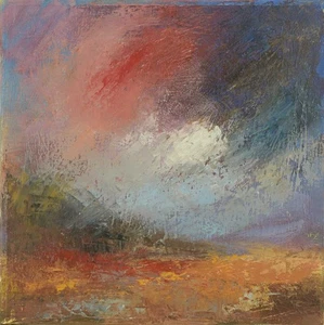 David Gainford (b.1941) Oil On Canvas. Porthmeor Sunset - Picture 1 of 2