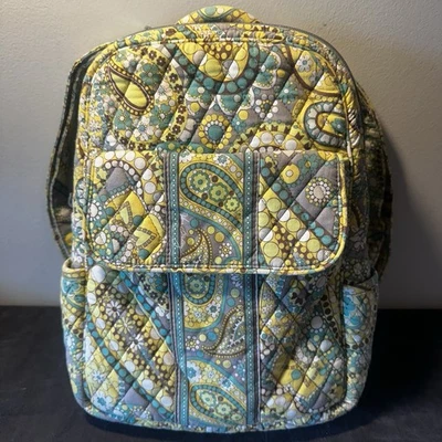 Vera Bradley Mujer Retirado Limón Parfait Mochila Bolso Escolar Cartera Acolchada Foto 1 de 4
