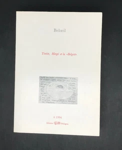 BELOEIL - TINTIN, HERGE ET LA " BELGITE " - BOLGOGNA - 1994 ( BE+ ) - Imagen 1 de 9
