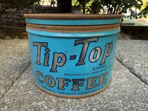 Vintage Tip Top Coffee 1LB Tin Can - Picture 1 of 6