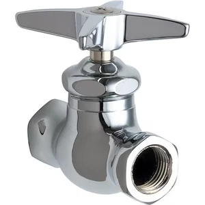 Chicago Wasserhahn Wasserversorgungsstopp, Messing, Multi-Turn, 1/2" 45-ABCP Chicago Wasserhahn - Bild 1 von 1