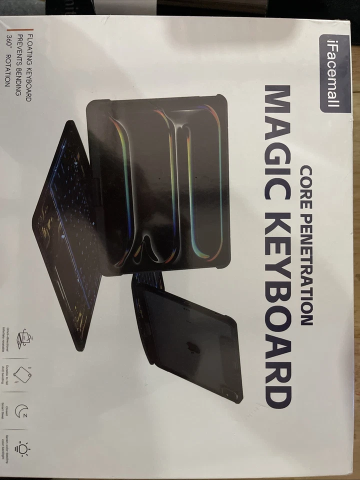 IFacemall Core Penetration Magic Keyboard For iPad Pro 11” Purple - Image 1 of 1