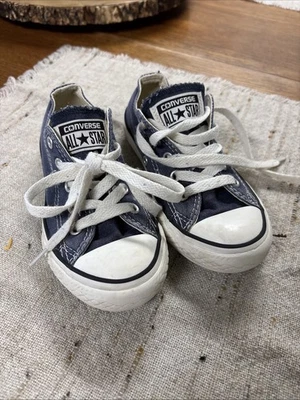 Top bajo Converse Chuck Taylor All Star azul marino talla 12 juvenil Foto 1 de 4