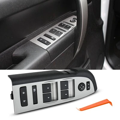 Cubierta del panel del bisel del interruptor maestro de ventana para GMC Sierra 3500 HD 2010-2014 Foto 1 de 4