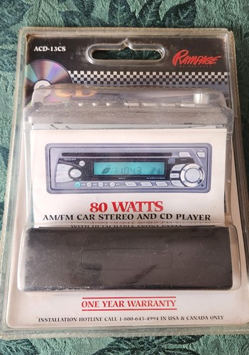 Audiovox Rampage ACD-13CS Car stereo am/fm CD 80watt sealed package ...