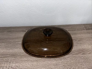 Tapa ámbar Pyrex SOLO F-14-C se adapta a tostador horno ovalado Corning tinte ámbar, 12,5 x 9,5 - Imagen 1 de 2