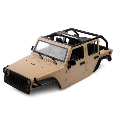 313mm Wheelbase Car Shell for 1/10 RC Rock Crawler Axial SCX10 Jeep Wrangler - Image 1 of 4