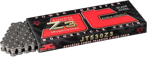 JT 530 Z3 Heavy Duty X-Ring Sealed Drive Chain 118 Steel JTC530Z3118RL ...