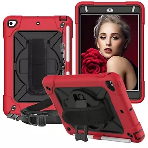 For iPad 9th 8th 7th 6th 5th Gen Mini Pro 11" Rotating Rugged Stand Case Cover - Picture 1 of 43
