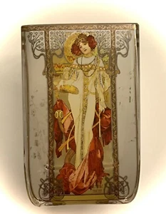 Goebel Artis Orbis Windlicht Herbst 1900 Teelicht Glas 10 cm von Alfonse Mucha - Bild 1 von 6