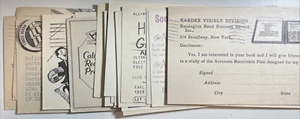 25 Adv. Postal Cards 1950's NY NJ WI FL PA Connecticut California Wholesale - Picture 1 of 5