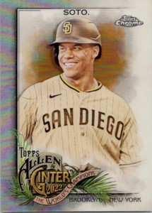 Juan Soto 2022 Topps Allen and Ginter Chrome Refractor #86