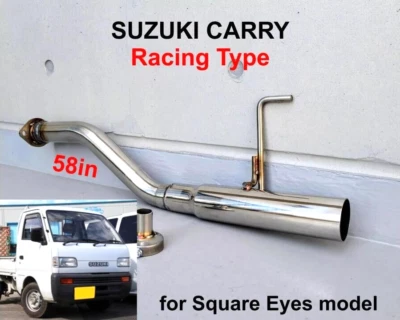 Racing Type Muffler 58in SUZUKI CARRY DC51T/DC51B/DD51T/DD51B Square Eyes model - Image 1 of 4