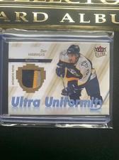 2007-08 FLEER ULTRA UNIFORMITY PATCH CARD- DAN HAMHUIS- PREDATORS- MINT  11/25