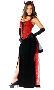 Easter Unlimited FunWorld Women's Devil's Kiss Adult Costume, Small/Medium 2-8 - Picture 1 of 2