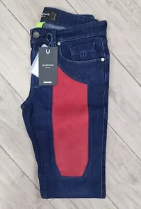 JEANS JECKERSON UOMO MAN toppe Alcantara ROSSO DENIM PA077 SH399 D601 229 € - Afbeelding 1 van 6
