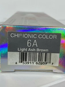 FaroukCHI Ionic Permanent Shine Crème Hair Color 6A Light Ash Brown - Picture 1 of 2