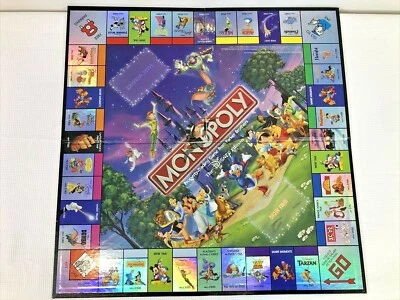 Tablero de juego Monopoly Disney Edition 2001 en buen estado - Piezas adicionales disponibles Foto 1 de 4