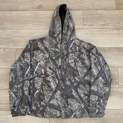 Redhead Hooded Jacket Realtree Camo Men’s Size Large Quilted Lining Workwear Y2K - Image 1 of 4