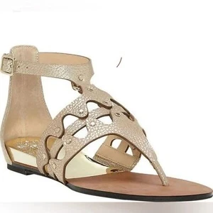 Vince Camuto Elegant Gold Women's Sandals size 7 - Picture 1 of 14