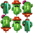 Mexikanische Party-Deko - Kaktus Folienballons (6 Stück)