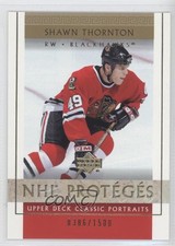 2002-03 Upper Deck Classic Portraits /1500 Shawn Thornton #107 Rookie RC