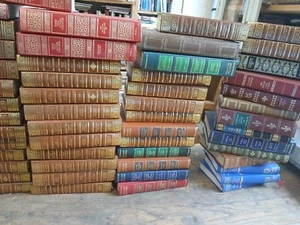 Lot de livres décoration de bibliothèque simili cuir 5 mètres linéaire - Foto 1 di 4