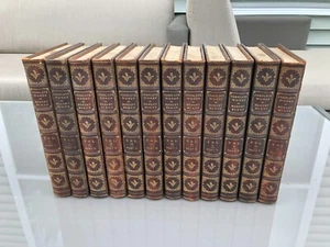 1896 Robert Burns Complete Works 12 Vols Lmtd 13/50 Fine Binding Illustrated - Picture 1 of 13