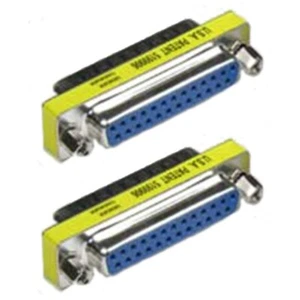 2x DB25 D-SUB 25 Pin Male to Female Port Saver Gender Changer Adapter Converter - Picture 1 of 2