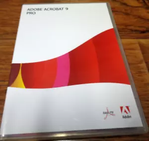 ADOBE ACROBAT 9 PRO MIT SERIENNUMMER GEBRAUCHT 2008 DVD ROM - Bild 1 von 2