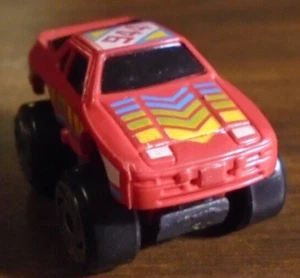 Red 944 Porsche Micro Machines Road Champs Mini Monster Wheels 1987 - Picture 1 of 7
