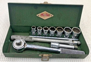 USA Vintage S-K SK Tools 12 Piece 3/8” Drive SAE Socket Set - Picture 1 of 7
