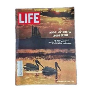 LIFE Magazine vintage February 28, 1969 40 cents "by Anne Morrow Lindbergh" - Picture 1 of 7