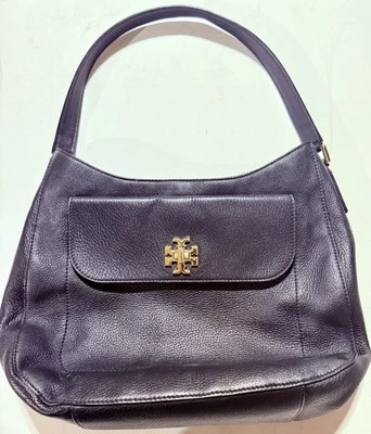 Tory #Burch #Black #Leather #Hobo #Mercer #Slouchy #Bag #Wallet #eBay @everyone - Изображение 1 из 4