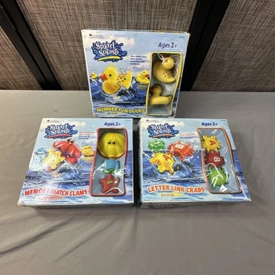 Recursos de aprendizaje Smart Splash lote almejas de memoria, almejas para letras, patos numerados nuevo en caja Foto 1 de 4