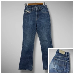 Diesel Kid Jeans Youth Size 14 W24 L29 Blue Denim Bootcut Fades Zip Fly - Imagen 1 de 15