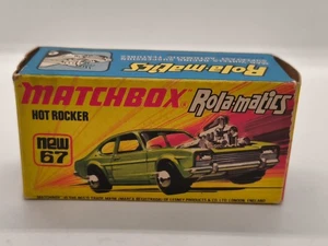LEERE OVP EMPTY BOX HOT ROCKER FORD CAPRI MATCHBOX SUPERFAST No.67 ENGLAND 1975 - Bild 1 von 5