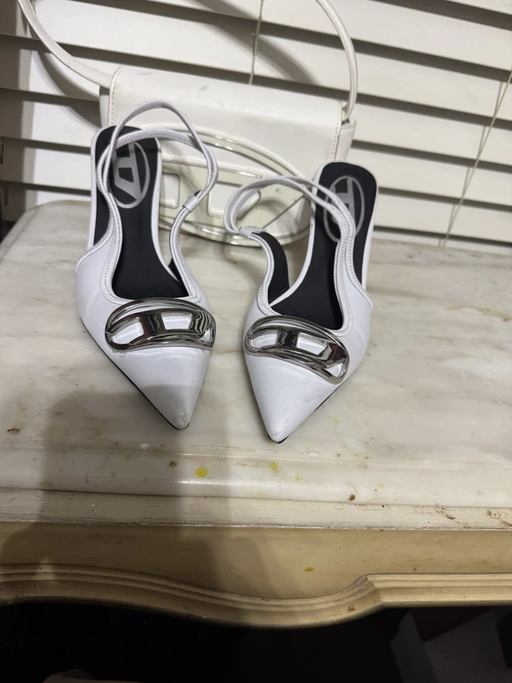 Diesel D-Venus Slingback bomba con bolsa Foto 1 de 4