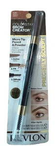 Revlon Colorstay Brow Creator Micro Pencil Powder & Brush #620 AUBURN - Picture 1 of 2