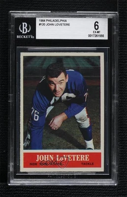 1964 Philadelphia John LoVetere #120 BGS 6 Rookie RC - Image 1 of 2