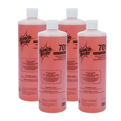 Scotch-Brite PROFESSIONAL 26012 Quick Clean 1 Qt Griddle Liquid (4/Carton) New - Image 1 of 2