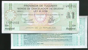 ARGENTINA   PS2711 , 1-Austral , 1991 ,UNC - Picture 1 of 1