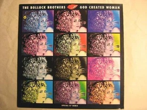 BOLLOCK BROTHERS GOD CREATED WOMAN 12" MAXI SINGLE VINYL - Picture 1 of 1