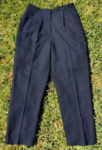 Vintage JH Collectibles Women's Pure Wool Pleated High Waisted Lined Pants, 16 - Picture 1 of 8