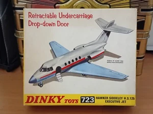 Dinky Toys N°723: "Hawker Siddeley" H.S.125, Executive Jet. Con Scatola. - Foto 1 di 13