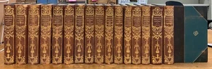 C. 1880 Historical Romances of William Ainsworth Library Edition INCOMPLETE SET - Picture 1 of 23