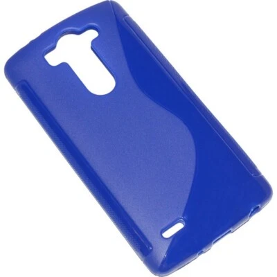 Ssyl Custodia Dedicata Tpu Silicone Back Cover Case Lg G3 S Blu Blu Nuova New - Immagine 1 di 3