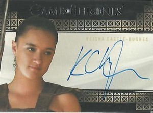 Game of Thrones Season 7 - Keisha Castle-Hughes "Obara Sand" Autograph Card