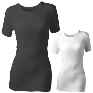 Heat Holders Womens Ladies Short Sleeve Thermal Lining Underneathe Top T Shirt - Picture 1 of 5