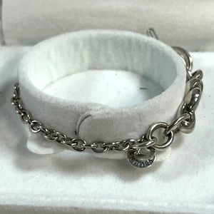 Designer Pandora Sterling Silver Chunky Infinity Knot Chain Bracelet 6" Gift Box - Picture 1 of 8